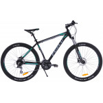 Horský Bicykel Warrior 3.0 29" čierna / sivá / lesklá zelená
